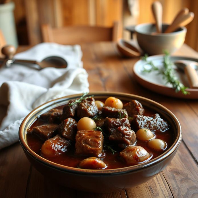 recette boeuf bourguignon