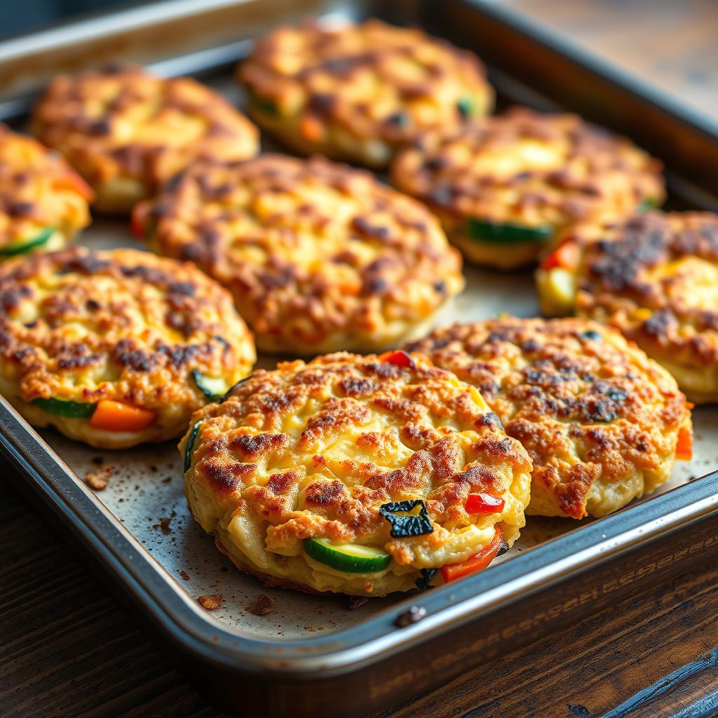 recette galettes de légumes au four