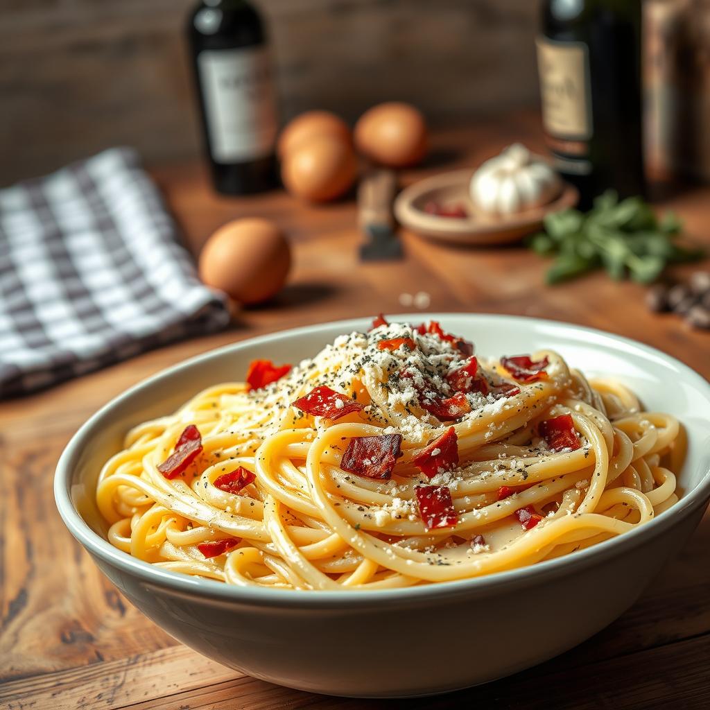 recette pâtes carbonara