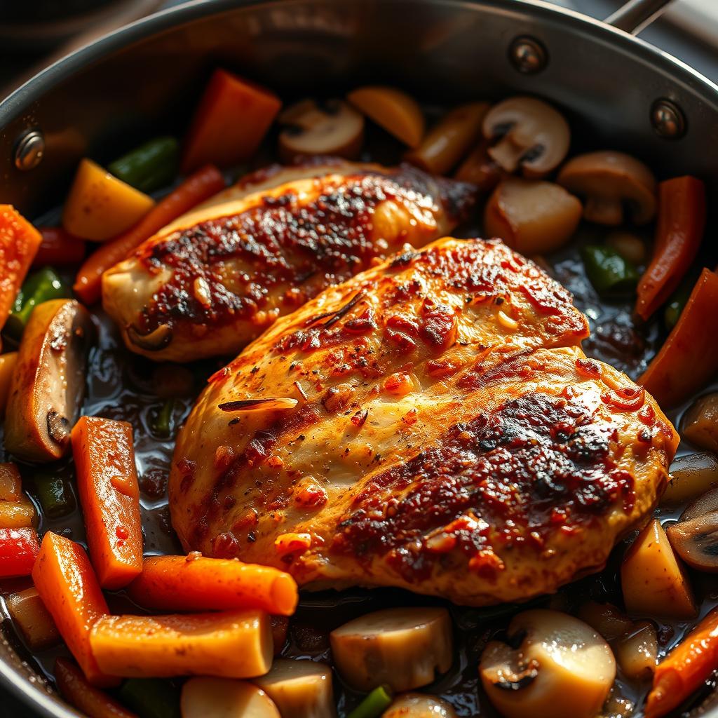 recette poulet sauté