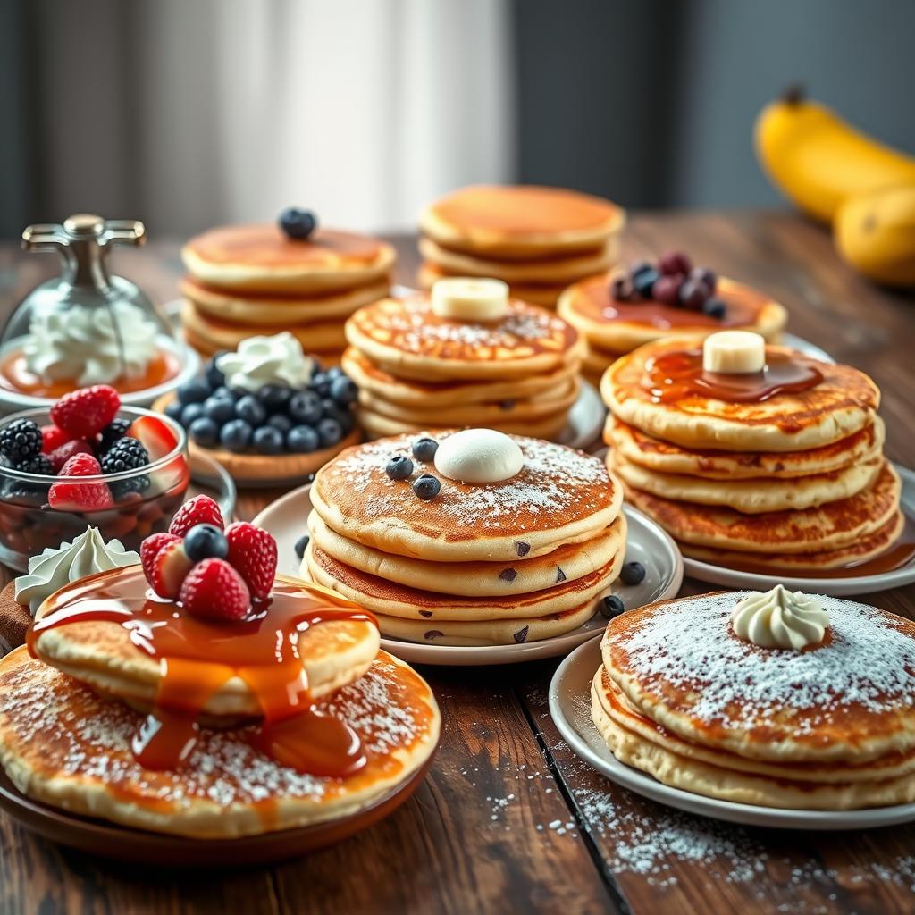 variantes de pancakes