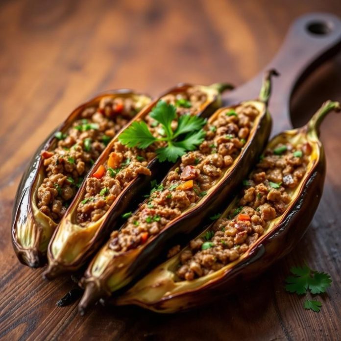 Aubergines Farcies