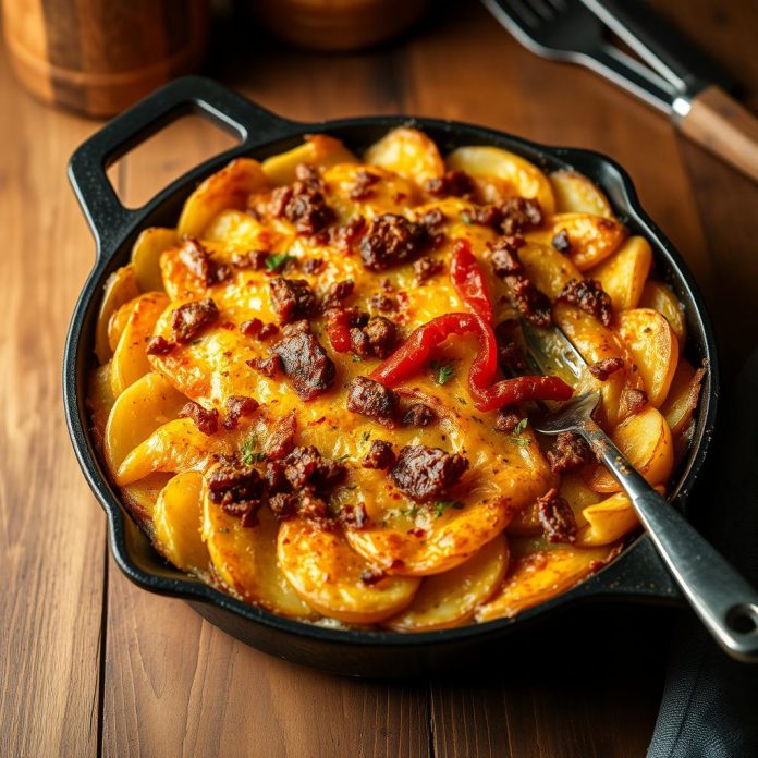 Gratin Rustique Pommes de Terre & Chorizo