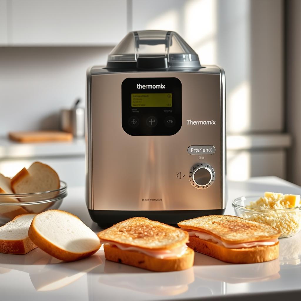 Thermomix pour la recette de Croque-Monsieur