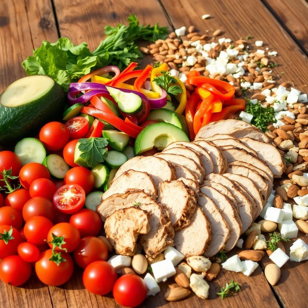 accompagnements pour salade de poulet