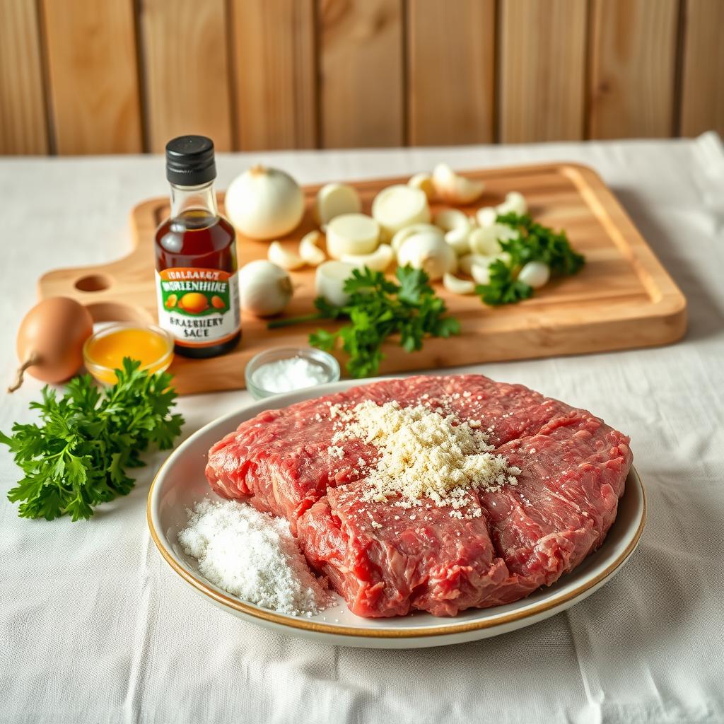 ingrédients Salisbury Steak