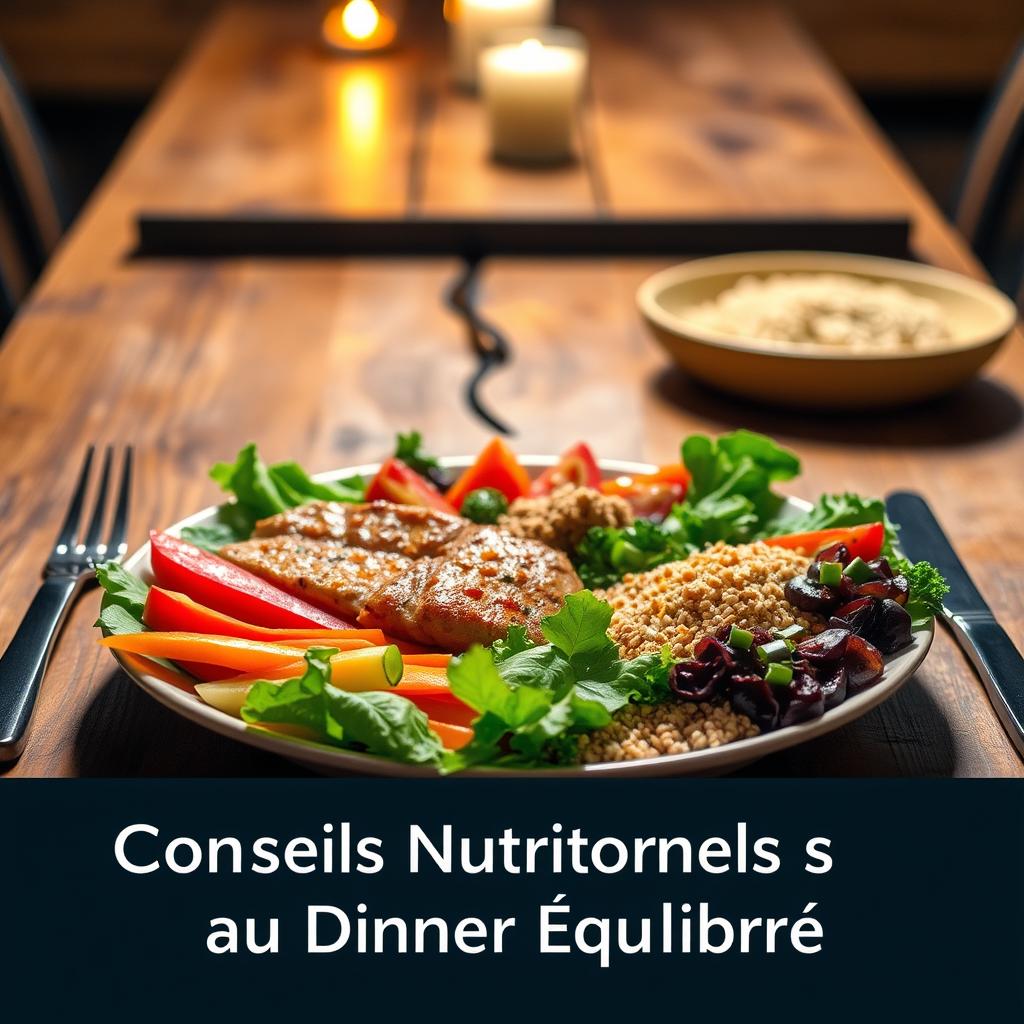 nutrition équilibre alimentaire dîner sain