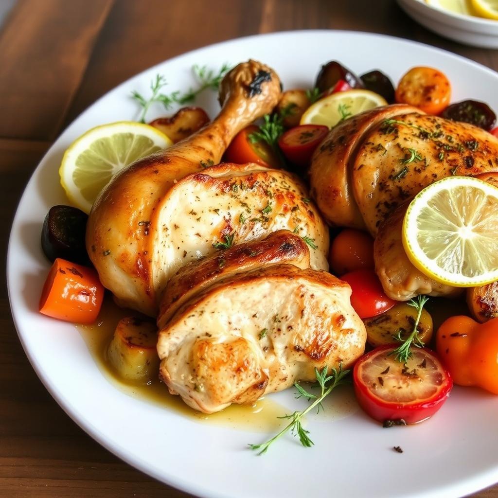 variantes recette poulet rôti épices