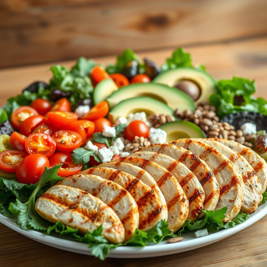 variantes salade de poulet